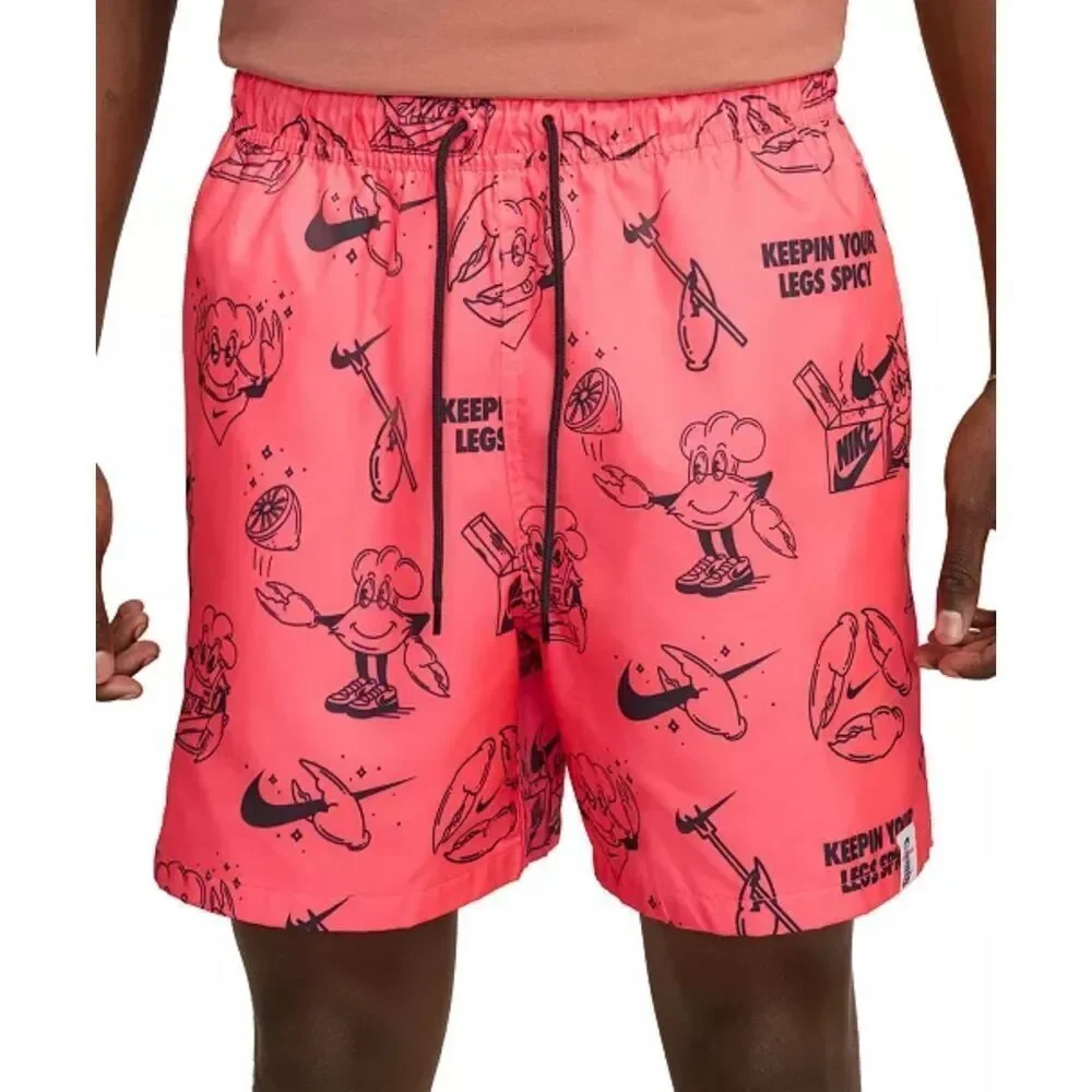 Nike NWT Hot Punch Club Woven Printed 6” Short XXL